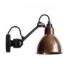 Lampe Gras N304 - Ruw koper/wit