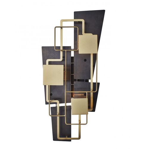 Map 2 Wandlamp - Goud