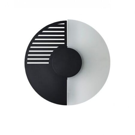 Midnight 325 Stripes Wandlamp - Zwart
