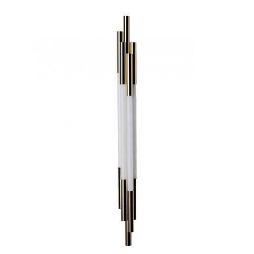 Org Wandlamp - 1050 mm - Goud/wit