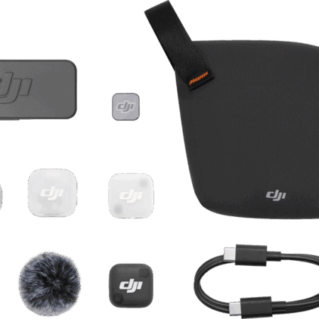 DJI Mic Mini 2 Single Mobile Ontvanger + Oplaadcase (voor DJI Mic & Mic Mini Series)