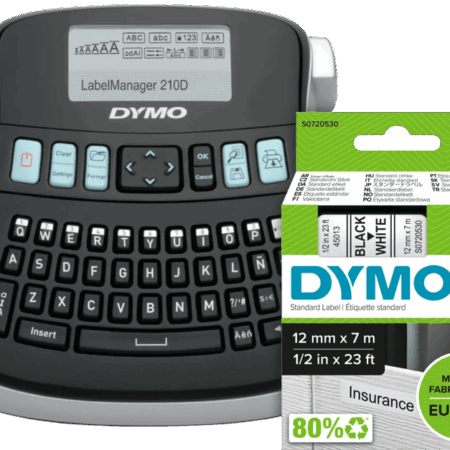 DYMO LabelManager 210D+ Labelprinter Qwerty + 1 extra label