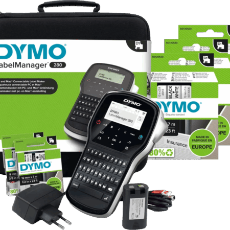 DYMO LabelManager 280 Case Kit Qwerty + 3 extra labels