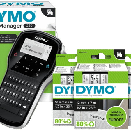 DYMO LabelManager 280 Labelmaker + 3 extra labels