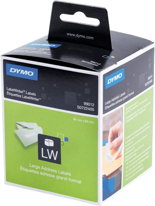 DYMO LabelWriter Adres Etiket 36 x 89 mm 520 stuks
