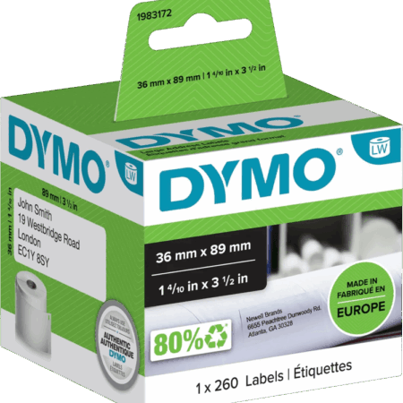 DYMO LabelWriter Adres Etiket 36x89mm 260 stuks