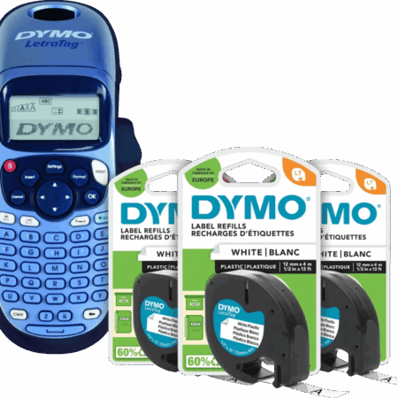 DYMO LetraTag LT-100H + 3 extra labels