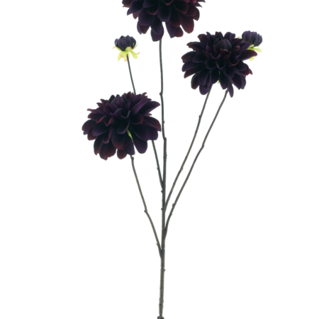 Dahlia spray Capitolburgundy 89cm