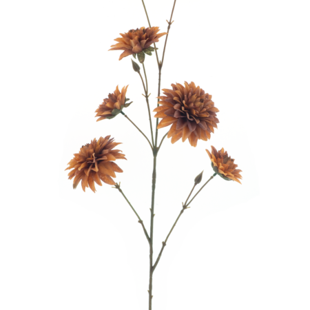Dahlia spray Monica yellow 96cm