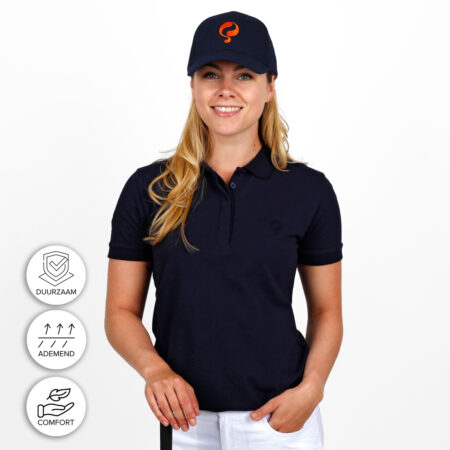 Dames Polo Caddie | Nachtblauw