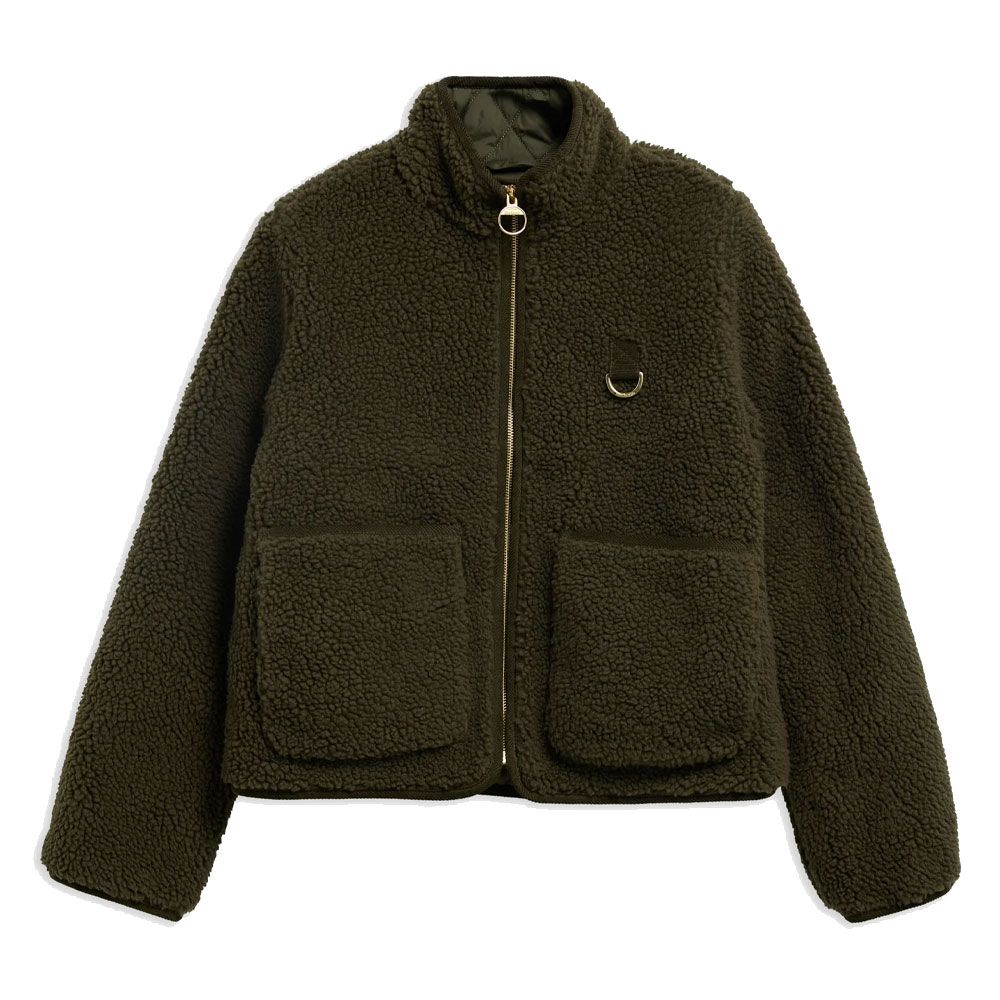 Dames jasje Fleece Elenora Olive | Barbour