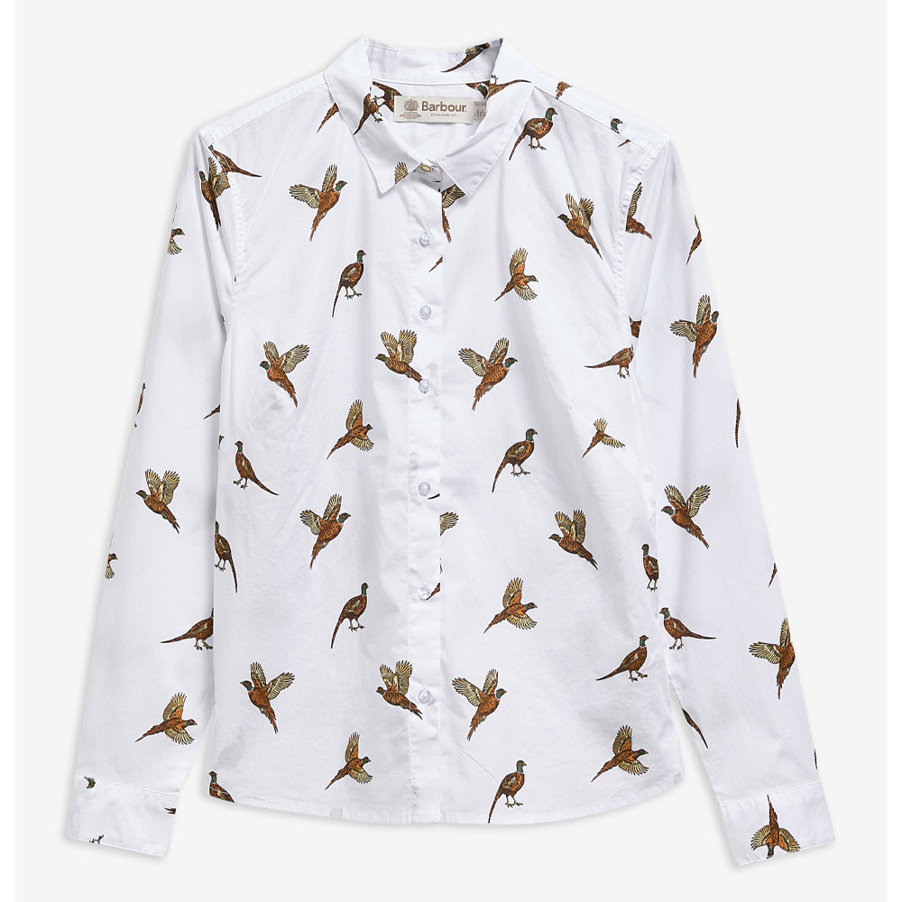 Damesblouse Brambles Multi Bird | Barbour