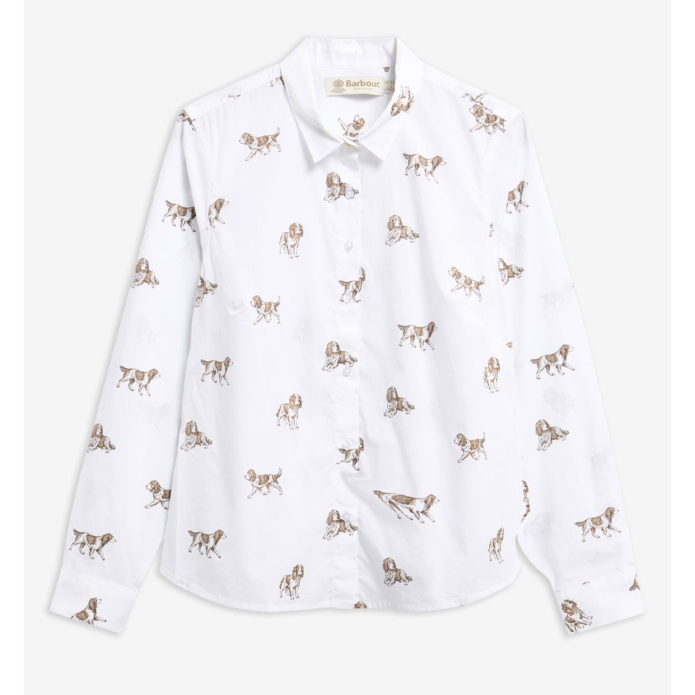 Damesblouse Brambles Multi Dog | Barbour