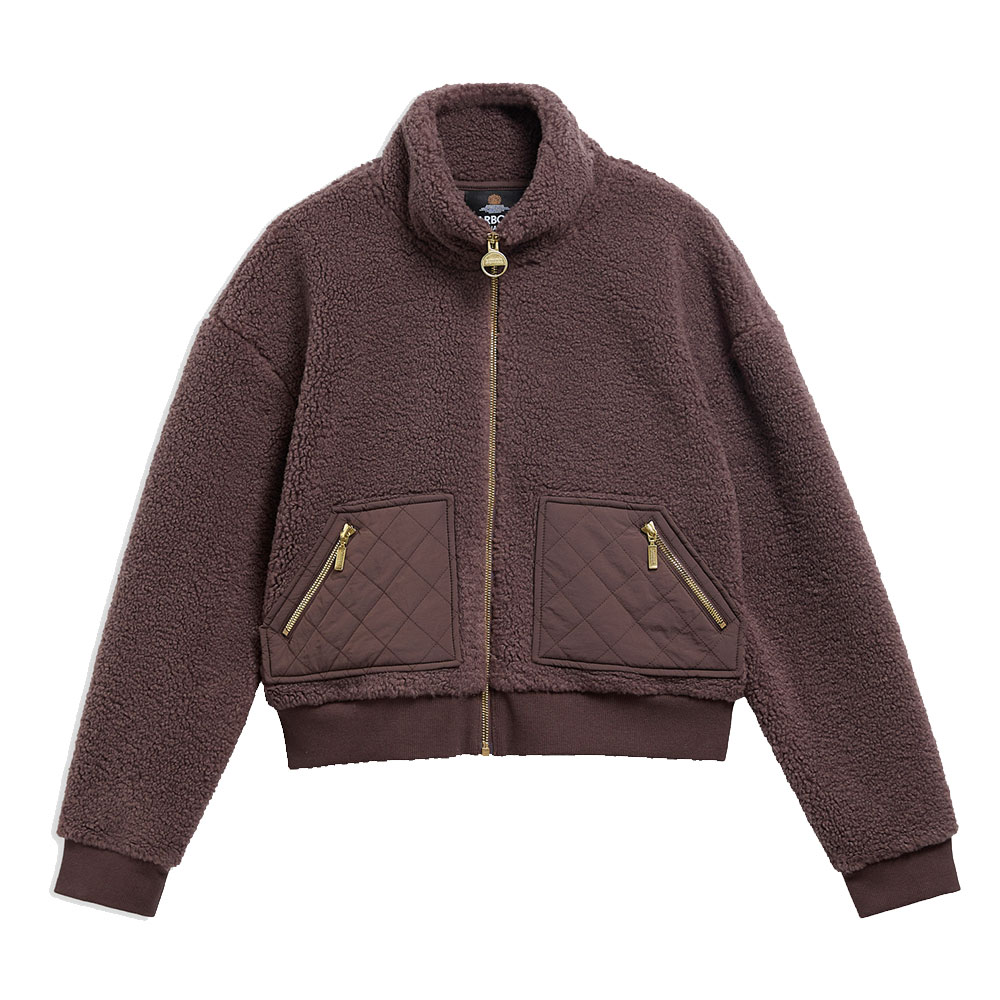 Damesjas Gea Fleece Truffle | Barbour International