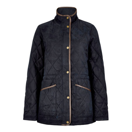 Damesjas Quilt Locton Navy | Dubarry
