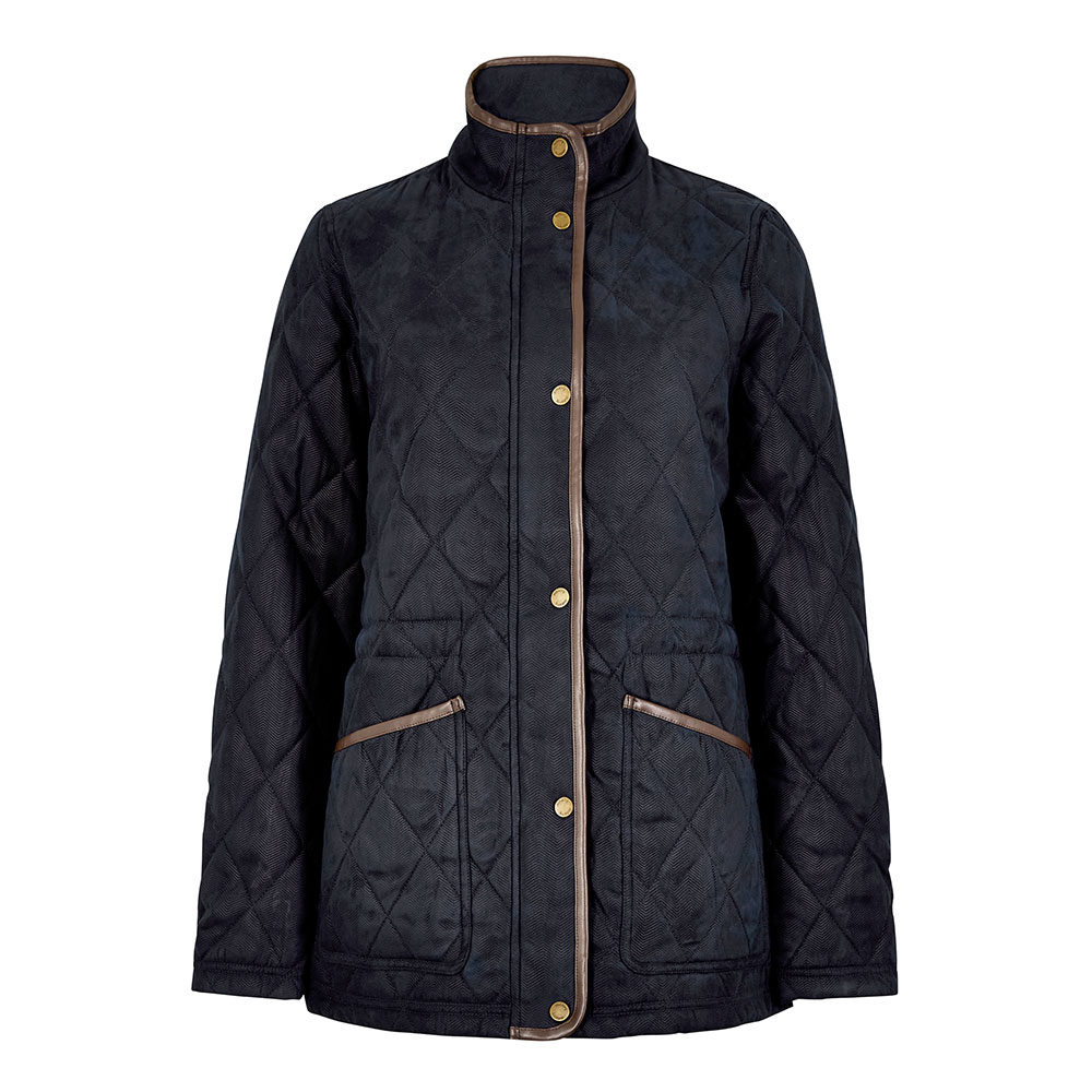 Damesjas Quilt Locton Navy | Dubarry