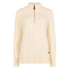 Damestrui half zip Burtonpoint Chalk | Dubarry