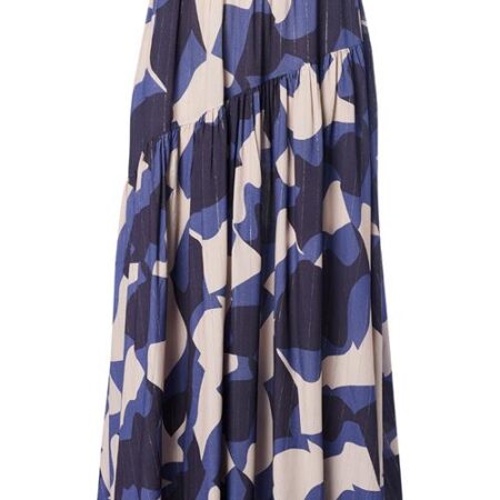Dazzy Print Rok Blauw / Multi