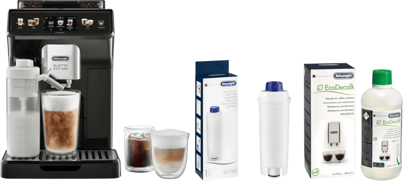 De'Longhi Eletta Explore ECAM450.65.G + Onderhoudspakket