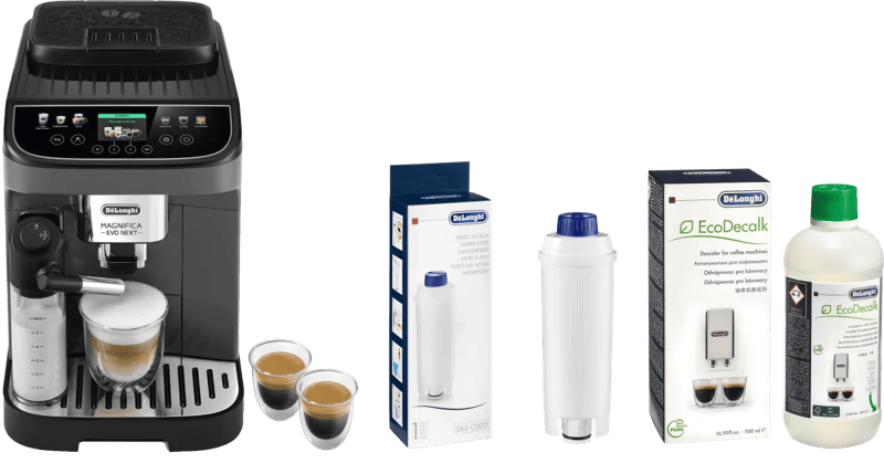 De'Longhi Magnifica EVO Next + Onderhoudspakket