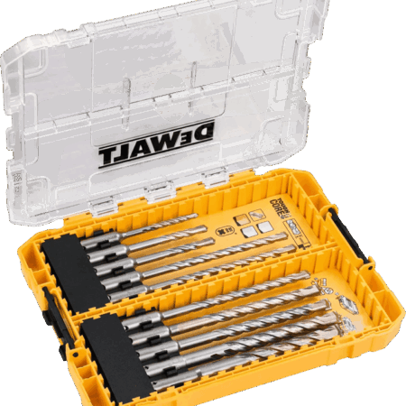 DeWalt 10-delige Extreme 2 SDS-Plus Boren Set Tough Case