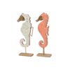 Deco Zeepaardje op voet hout 5x13x34cm | Decoris