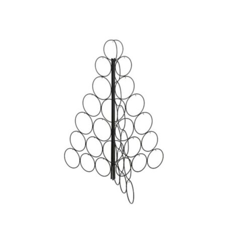 Decoratie kerstboom zwart opvouwbaar - L71xB71xH78cm |