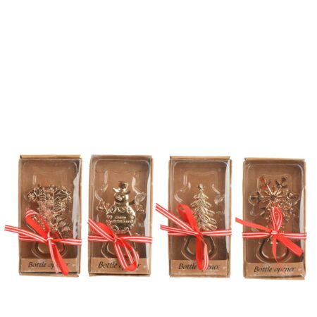 Decoris Flesopener kerstfiguur 4ass | Decoris