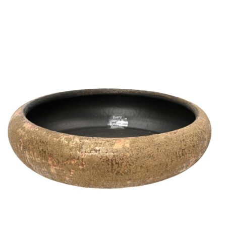 Decoris Schaal terracotta goud dia24 | Decoris