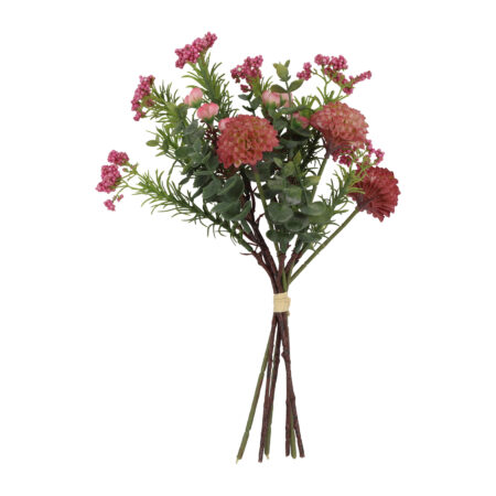 Dahlia Pompon Boeket roze