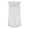 Deco glas m/komdeksel Hanny L helder