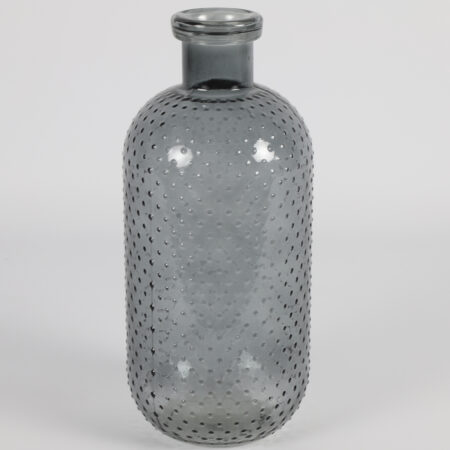 Fles rond Missy L donker grijs