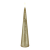 Kegelkaars 5CM LED kegel Lyon S goud