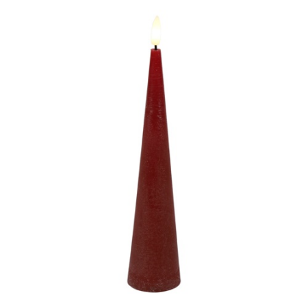 Kegelkaars 5CM LED kegel Lyon S rood