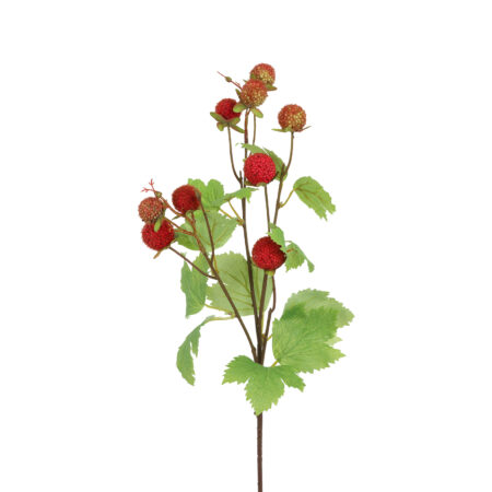 Kunstbes Rubus idaeus rood-L15B15H71CM