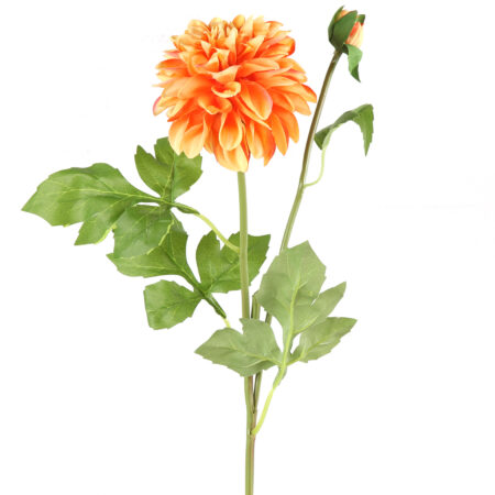 Kunstbloem Asteraceae oranje-L8B8H64CM