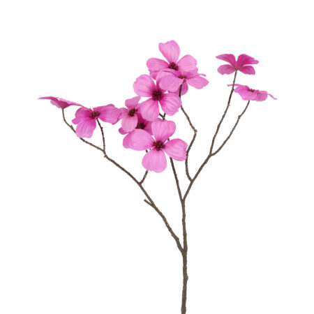 Kunstbloem Beau Cornus paars-L67B26H26CM