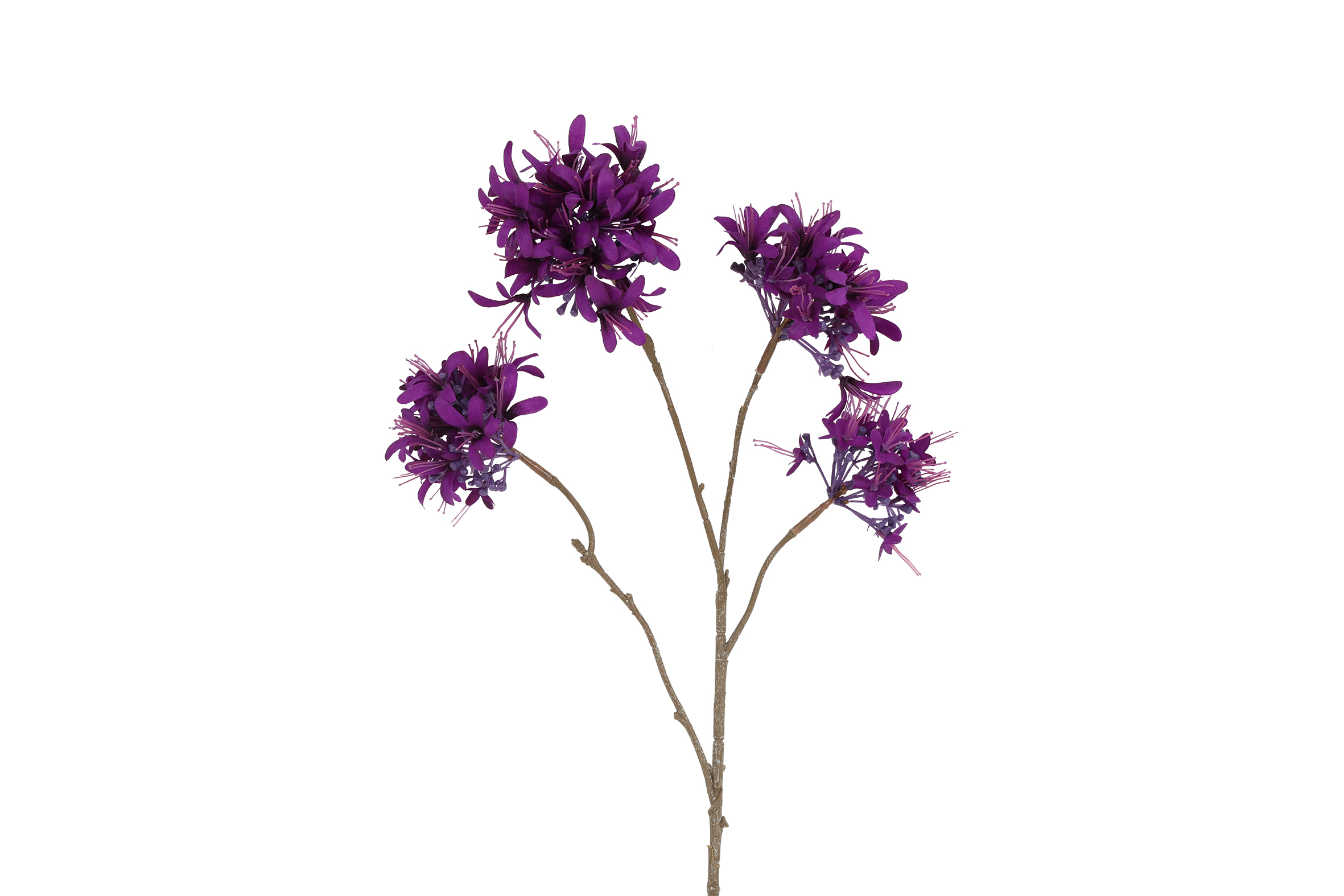 Kunstbloem Beau Lychnis paars-L81B22H22CM