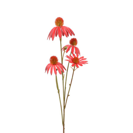 Kunstbloem Echinacea rood-L10B10H77CM