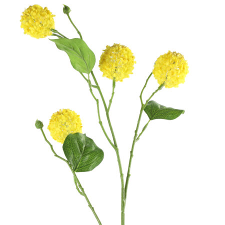 Kunstbloem Viburnum L geel