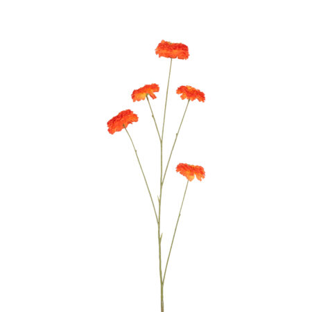 Kunstbloem bloem Zinnia oranje