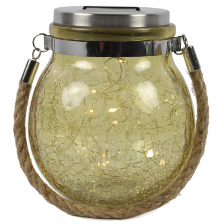 Lamp Solar LED rond Viggo Geel