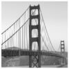 Schilderij Golden Gate S zwart/white-L0