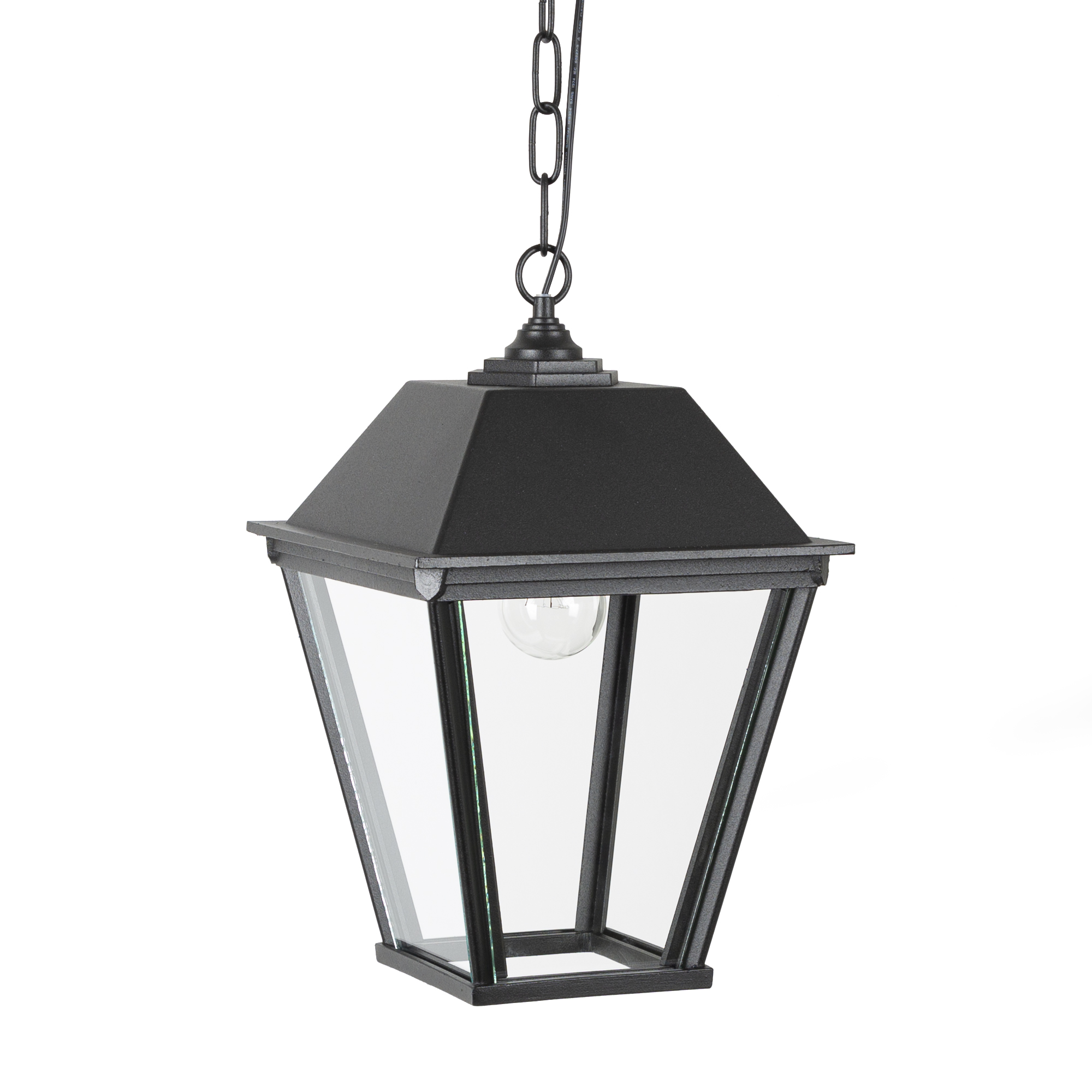 Delft Hanglamp Matzwart Large