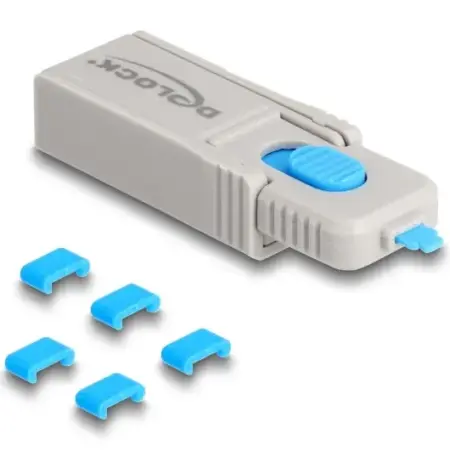 USB-C poortblokkers 5st + key