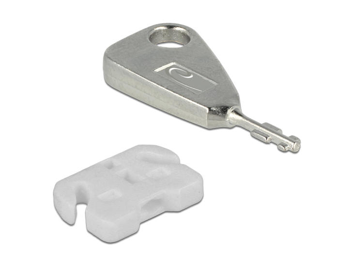 USB poortblokkers USB-A 5st + key