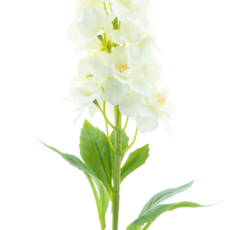 Delphinium spray Roland white 87cm