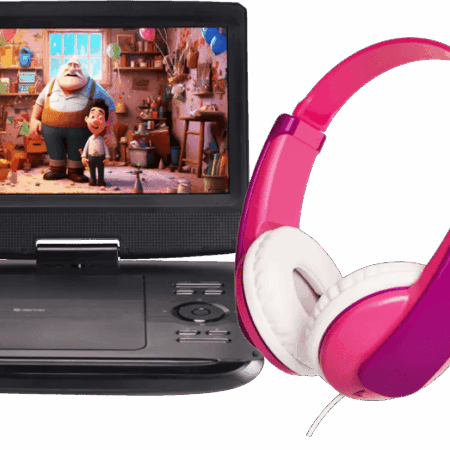 Denver MT-1097 + JVC HA-KD7 Roze