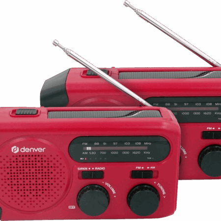 Denver SCR-2010 Noodradio Rood Duo Pack