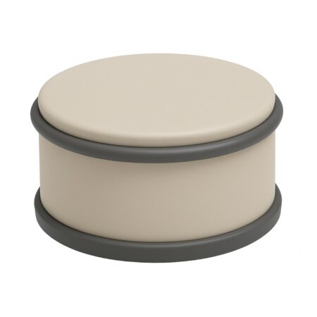 Deurstopper creme Ø11x5